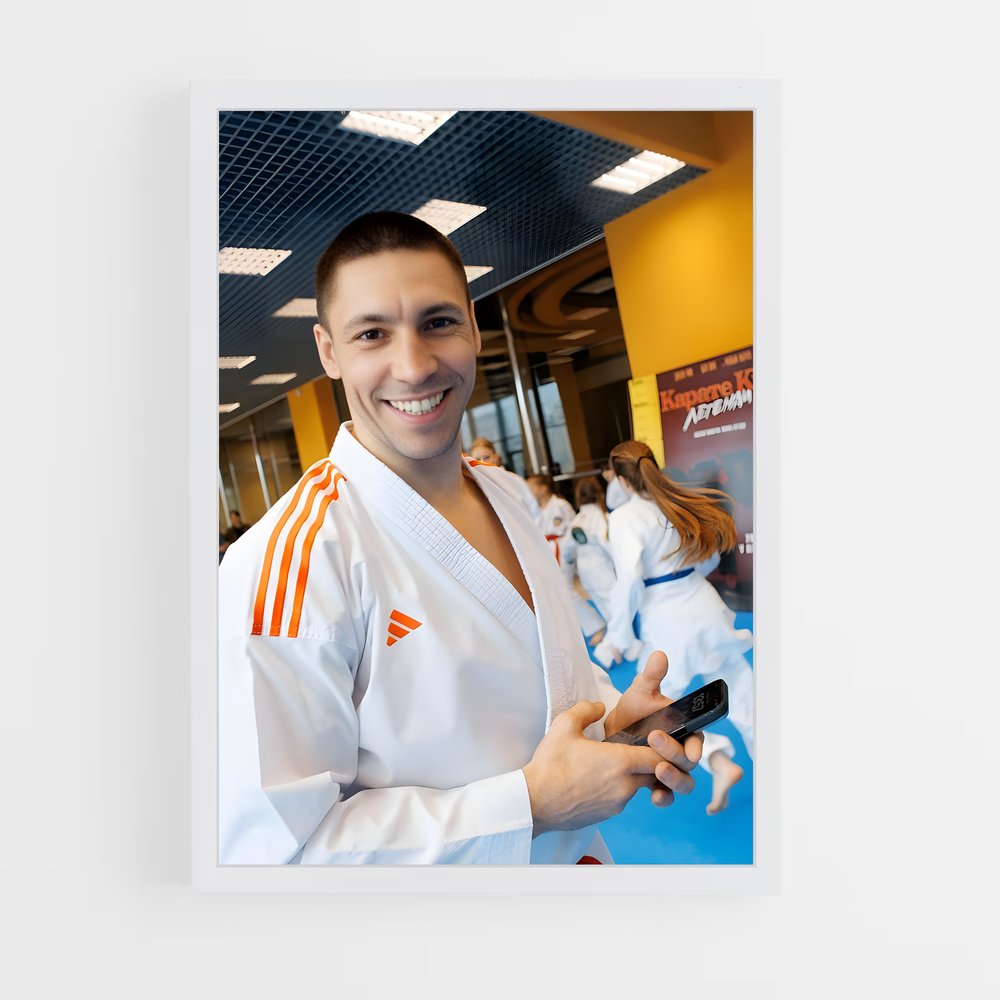Poster Maître du Dojo – affiche Karaté (vue 3)